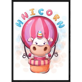 Tableau animal licorne – 23x32