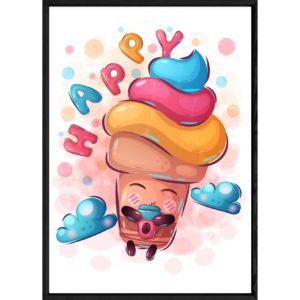 Tableau nourriture glace – 23x32