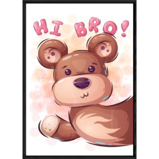 Tableau animal ourson – 23x32