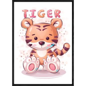 Tableau animal tigre – 23x32