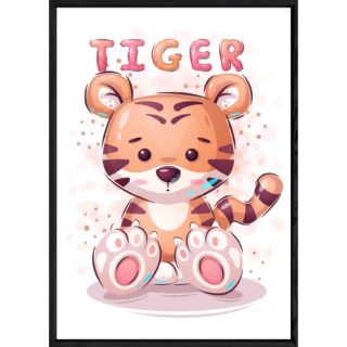 Tableau animal tigre – 23x32