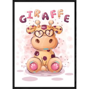 Tableau animal girafe – 32x42
