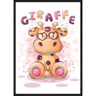 Tableau animal girafe – 23x32