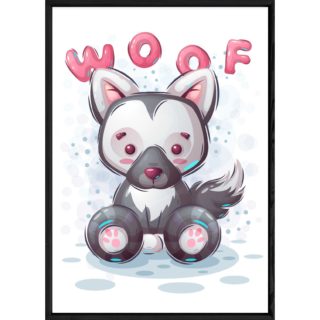 Tableau animal chien – 23x32