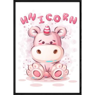 Tableau animal licorne – 23x32