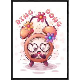 Tableau objet reveil – 23x32