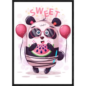 Tableau animal panda – 23x32