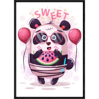 Tableau animal panda – 23x32