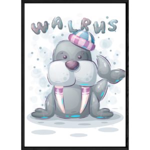 Tableau animal phoque – 23x32