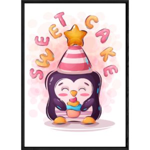 Tableau animal penguin – 23x32