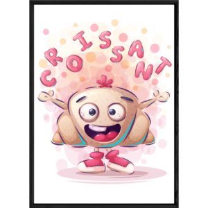 Tableau nourriture croissant – 32x42