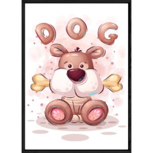 Tableau animal chien – 23x32