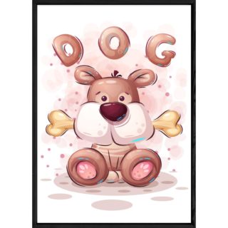 Tableau animal chien – 23x32