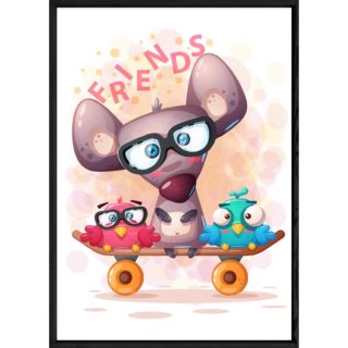Tableau animal souris – 23x32