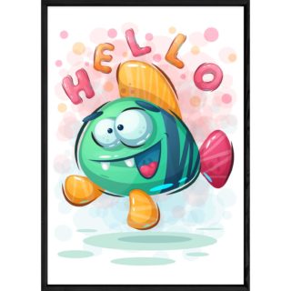 Tableau animal poisson – 23x32