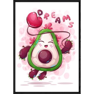 Tableau fruit avocat – 23x32