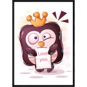 Tableau animal penguin – 23x32