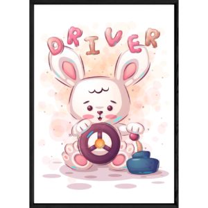 Tableau animal lapin – 23x32