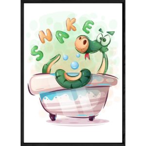 Tableau animal serpent – 32×42