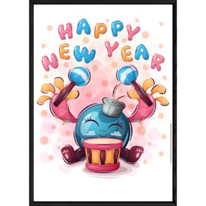 Tableau boule de noël – 23x32