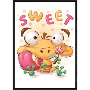 Tableau animal grenouille – 32×42