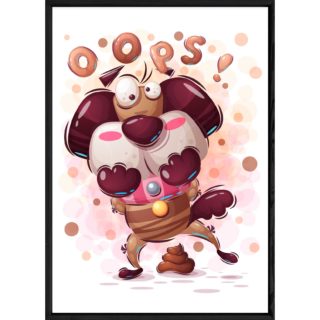 Tableau animal chien – 23x32