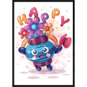 Tableau objet fiole – 32x42