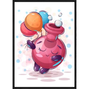 Tableau objet fiole – 32x42