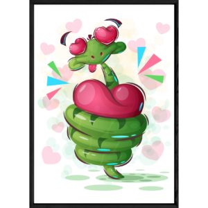 Tableau animal serpent – 23x32