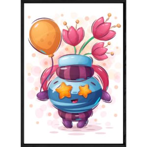 Tableau objet fiole – 23x32