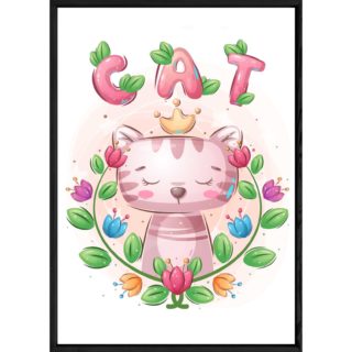 Tableau animal chat – 23x32