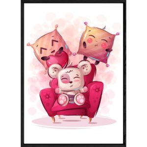 Tableau animal ourson – 23x32