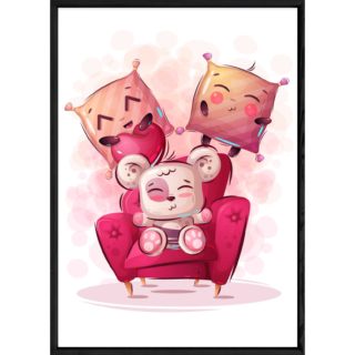 Tableau animal ourson – 23x32