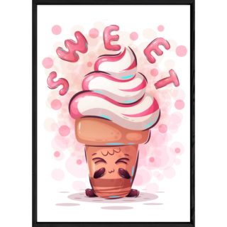 Tableau nourriture glace – 23x32