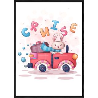 Tableau animal lapin – 23x32