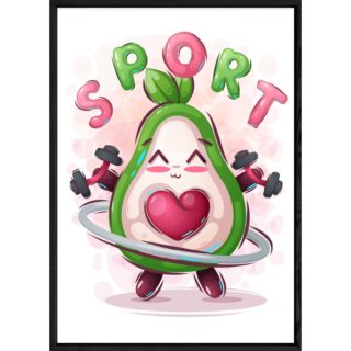 Tableau fruit avocat – 23x32