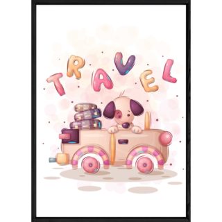 Tableau animal chien – 23x32