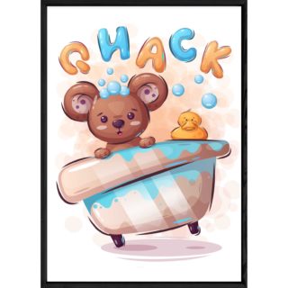 Tableau animal ourson – 23x32