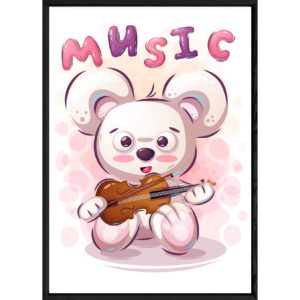 Tableau animal ourson – 23x32