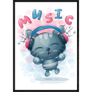 Tableau animal chat – 23x32