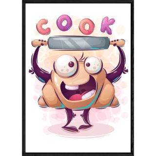 Tableau nourriture croissant – 23x32