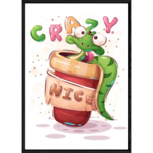 Tableau animal serpent – 32×42