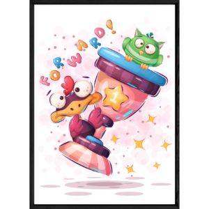 Tableau animal oiseau – 32x42