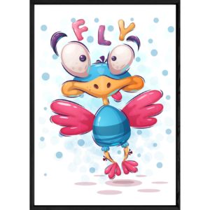 Tableau animal oiseau – 23x32