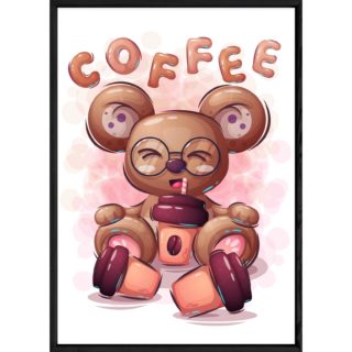 Tableau animal ourson – 23x32