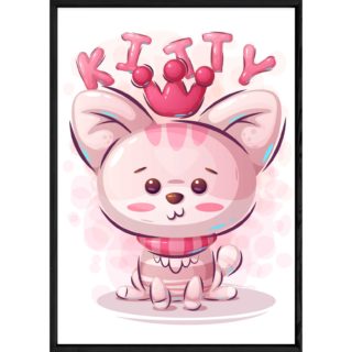 Tableau animal chat – 23x32