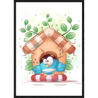 Tableau animal oiseau – 23x32