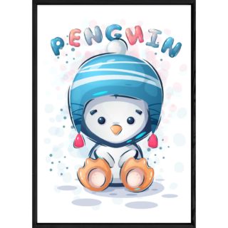 Tableau animal penguin – 23x32