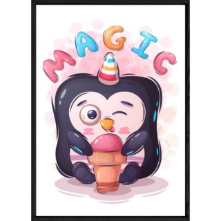 Tableau animal penguin – 23x32