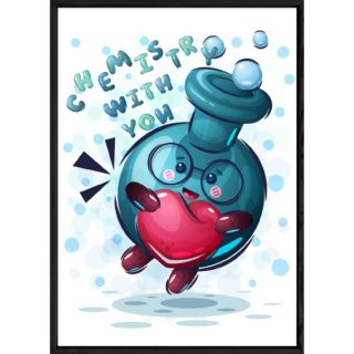 Tableau objet fiole – 23x32